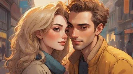 Ilustracja długoletniego partnera, współczesny europejski dorosły mężczyzna, portret w zbliżeniu na pierwszym planie, ciepły wyraz twarzy, naturalna stylizacja, dobrze widoczny, nowoczesny realistyczny klimat.