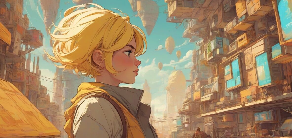 Ilustracja widoku z boku, koncentrująca się na koncepcji przeoczenia lub pominięcia czegoś ważnego. Bok jest wyraźnie widoczny, zajmując większość kadru, symbolizując potrzebę zwrócenia uwagi na peryferyjne aspekty życia.