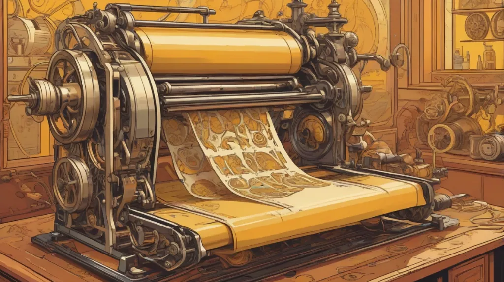 Ilustracja starego magla, wyraźnie pokazana, ukazująca jego skomplikowane detale i mechanizmy.