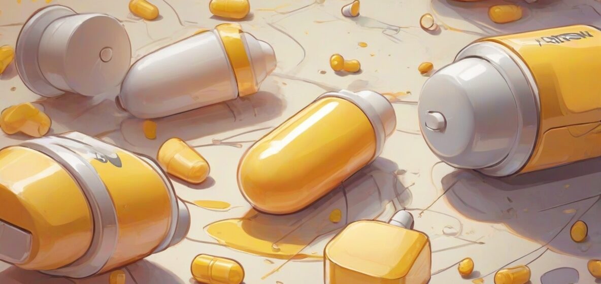 Ilustracja zatyczek na jednolitym tle. Zatyczki są wyraźnie widoczne, zajmując większość obrazu. Są nowoczesne i eleganckie, odzwierciedlając współczesny design.